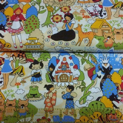 Trans Pacific Textiles - TPT - Fairy Tale in Beige
