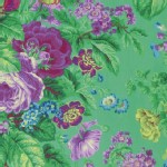 Westminster Fibers - Spring Floral - Floral Delight in Green