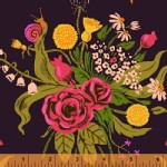 Windham Fabrics - Sleeping Porch - Wild Flowers in Plum